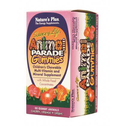 Nature's Plus ANIMAL PARADE GUMMIES ASSORTED 50